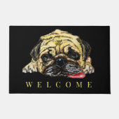 Mops - Welkom Deurmat (Voorkant)