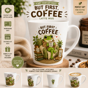 Mopshagedis koffieliefhebber latte mok   Maar eers