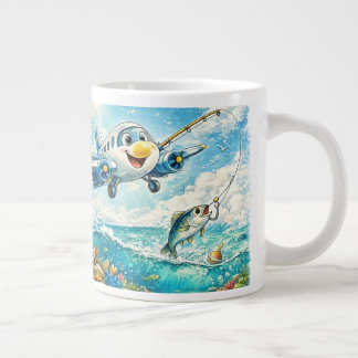 Mopshengelug - Fun Ocean Avontuur Koffie Extra Grote Beker
