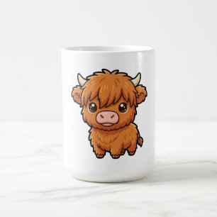 Mopshoge baby Highland-koe mok