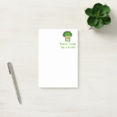 Mopshond Broccoli Grappige Cartoon Ontwerp Post-it® Notes (Kantoor)