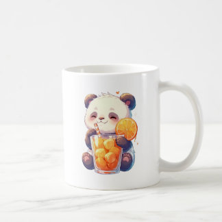 Mopshond die Sinaasappelsap Drinkt Mok | Kawaii Pa