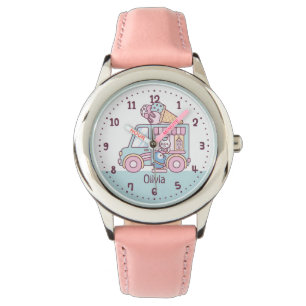 Mopshond en pinguïn naam voor ijsauto horloge