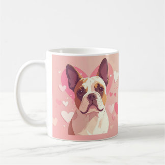 Mopshond Franse Bulldog Love Mok