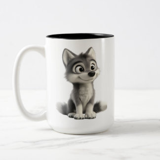 Mopshond koffiemok | Schattige Husky-hond mok