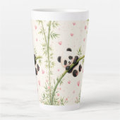 Mopshond Latte Mok (Voorkant)