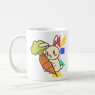 Mopshond met wortel mok