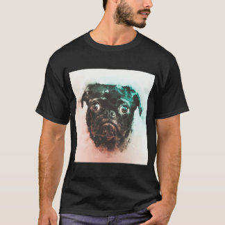 Mopshond Schilderij T-shirt