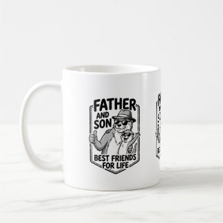 Mopshond vader & zoon koffiemok
