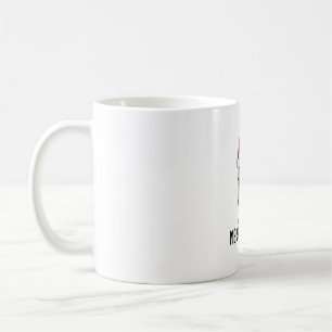 Mopshond Vrolijke Kerstmopshond Vrolijke Pugmas Koffiemok