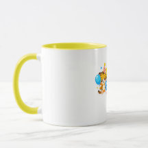 Mopshondje Tijger Gelukkige Verjaardag Koffiemok