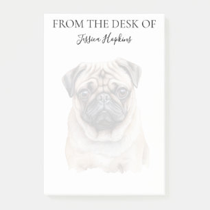 Mopsliefhebber Geborduurde Hond Post-it® Notes