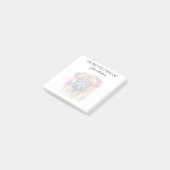 Mopsliefhebber Geborduurde Hond Post-it® Notes (Schuin)