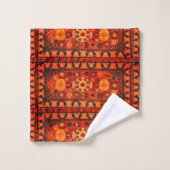 Moquette kashi look oranges vibrantes (Gant de toilette)