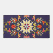 Moquette persane bleu et fleurs (Recto)