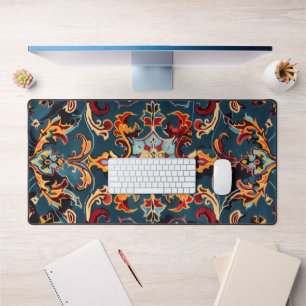 Moquette persane Design bleu complexe
