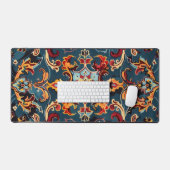 Moquette persane Design bleu complexe (Clavier et souris)