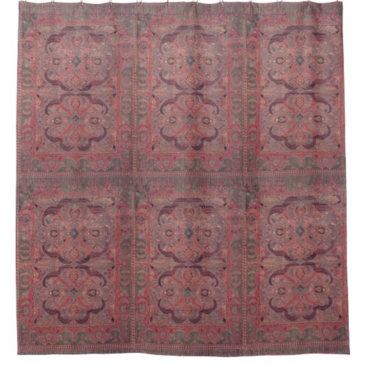 Moquette Perse antique Douche rose rideau (Devant)