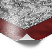 Moquette rouge foncé Design Votre Modèle photo (Coin)