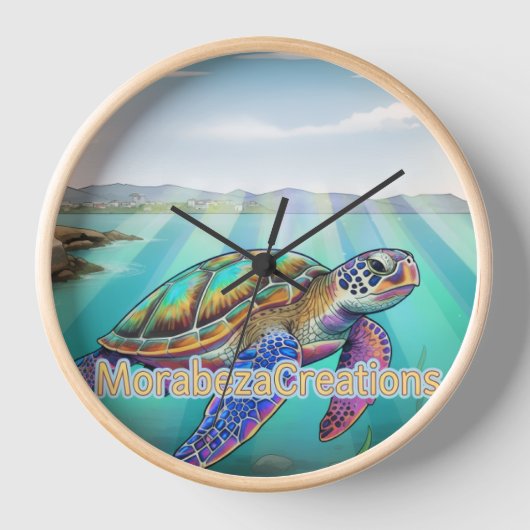 Morabeza turtle clock (Voorkant)