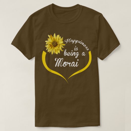 Morai Gift Happiness is een Morai T-shirt (Design voorkant)