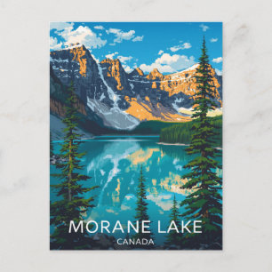 Moraine Lake Banff Valley of Ten Peaks Briefkaart