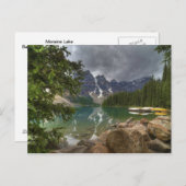 Moraine Lake Briefkaart (Voorkant / Achterkant)