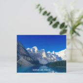 Moraine Lake, Canada Briefkaart (Staand voorkant)