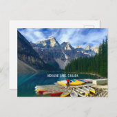 Moraine Lake, Canada Carte postale (Devant / Derrière)