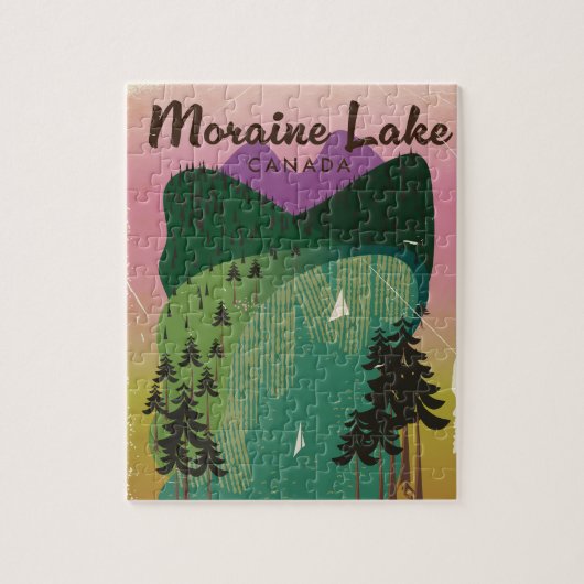 Moraine Lake Canada Legpuzzel (Verticaal)