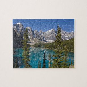 Moraine Lake, Canadese Rockies, Alberta, Canada 2 Legpuzzel
