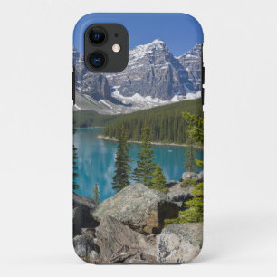 Moraine Lake, Canadese Rockies, Alberta, Canada iPhone 11 Hoesje