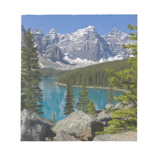 Moraine Lake, Canadese Rockies, Alberta, Canada Notitieblok
