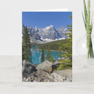 Moraine Lake, Canadian Rockies, Alberta, Canada Kaart