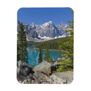 Moraine Lake, Canadian Rockies, Alberta, Canada Magneet