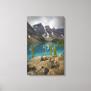 Moraine Lake Canvas Afdruk