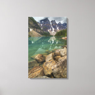 Moraine Lake Canvas Afdruk