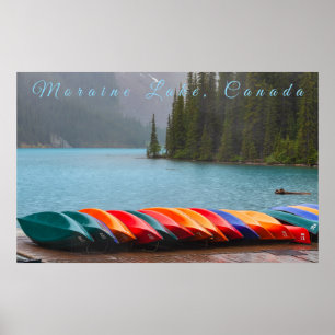 Moraine Lake kano's Poster