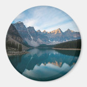 Moraine Lake Magnet Magneet (Voorkant)