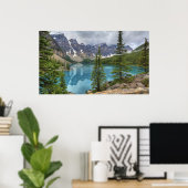 Moraine Lake Pano Poster (Thuiskantoor)