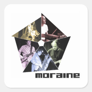 Moraine vierkante sticker