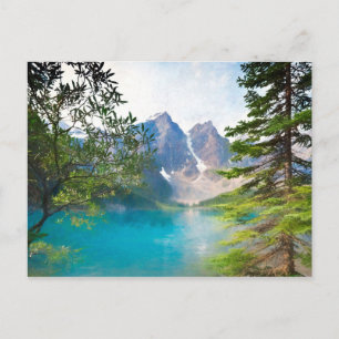 Moraïnemeer en de vallei van de Tien Peaks Briefkaart