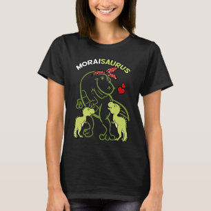 Moraisaurus Morai 2 Kinderen Dinosaur mam Moederda T-shirt