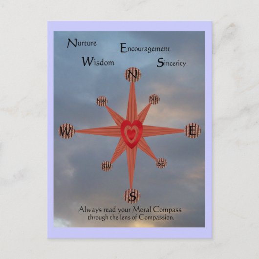 Moral Compass Briefkaart (Voorkant)