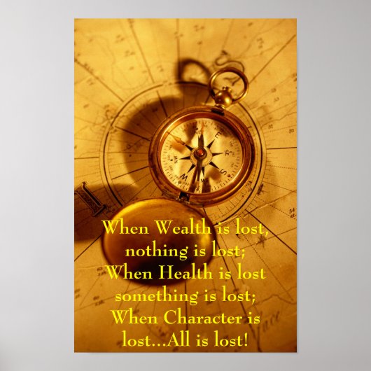 Moral Compass Poster (Voorkant)