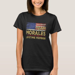 Morales Achternaam Shirt Team Morales Levenslang L