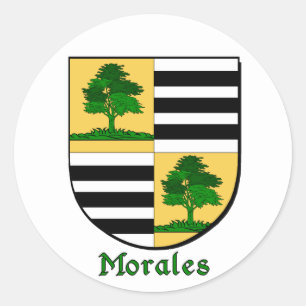 Morales Family Shield Stickers