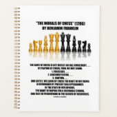 Moralité Des Échecs Benjamin Franklin Échecs Réflé (Devant)