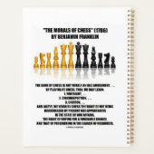 Moralité Des Échecs Benjamin Franklin Échecs Réflé (Dos)