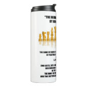 Morals van Chess Benjamin Franklin reflecterende C Thermosbeker (Gedraaid links)